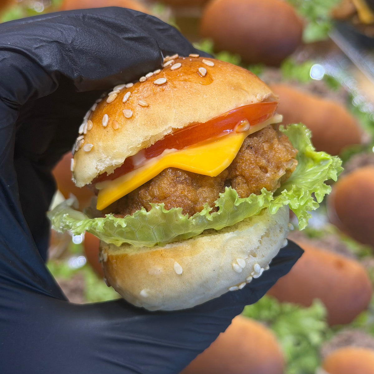 Burger poulet